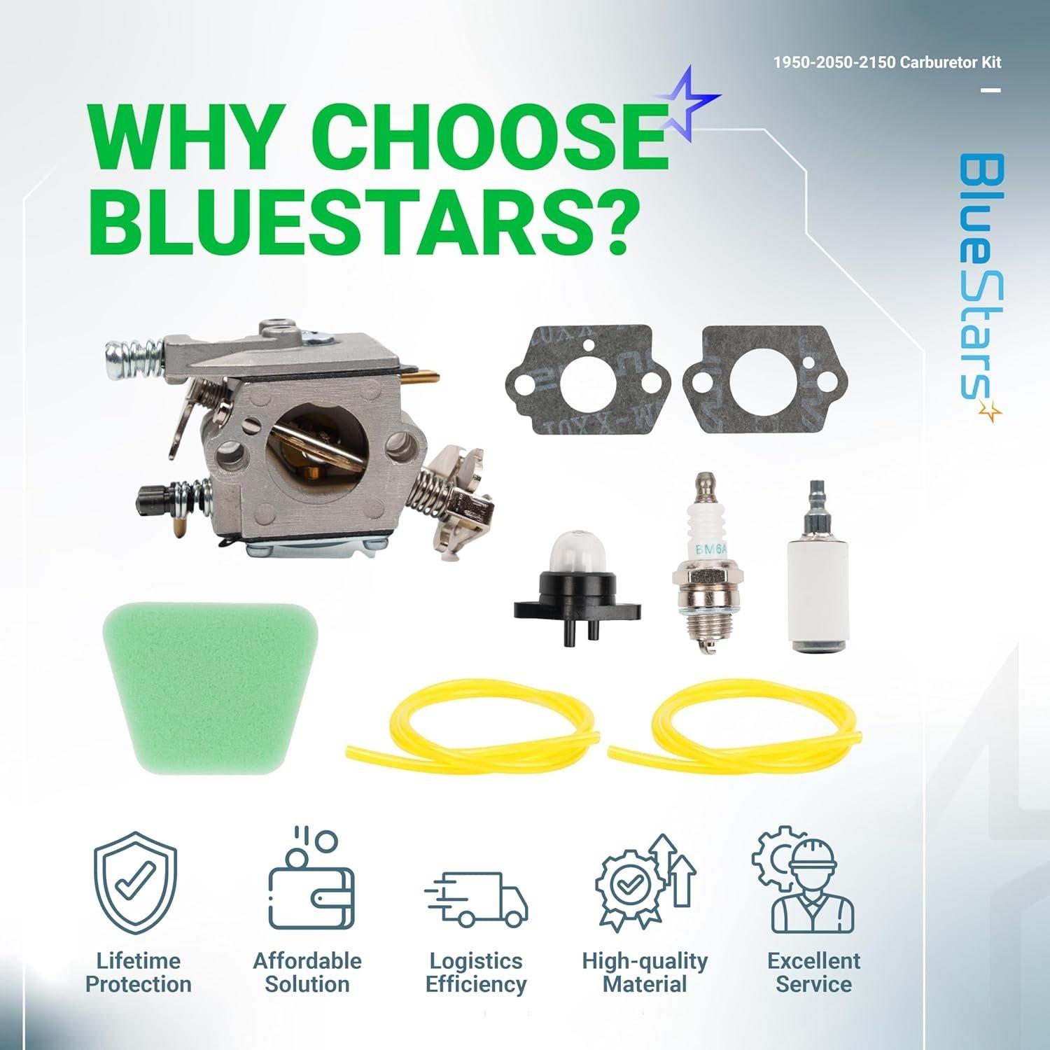 [Lifetime Warranty] 1950 2050 2150 Carburetor Kit image 2