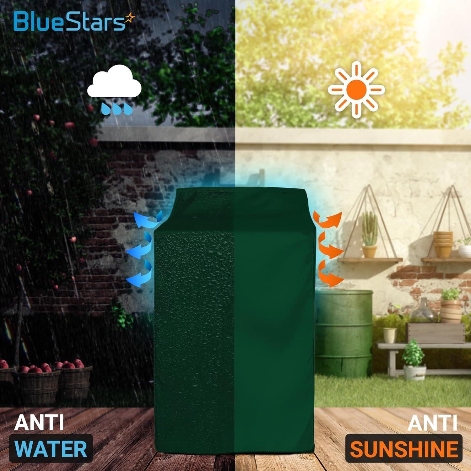 [Lifetime Warranty] W29" x D28" x H43" Washing Machine Cover For Top-load (Green) image 4