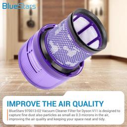 970013-02 Vacuum Cleaner Filter for Dyson V11 - Pack of 4 thumbnail 2