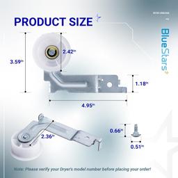 [Lifetime Warranty] 6602-001655/5ph2337 Drum Belt & DC93-00634A Dryer Idler Pulley with Sturdy Clip - Compatible with Samsung, Kenmore DV45H7000EW DV48H7400EW DV42H5000EW thumbnail 7