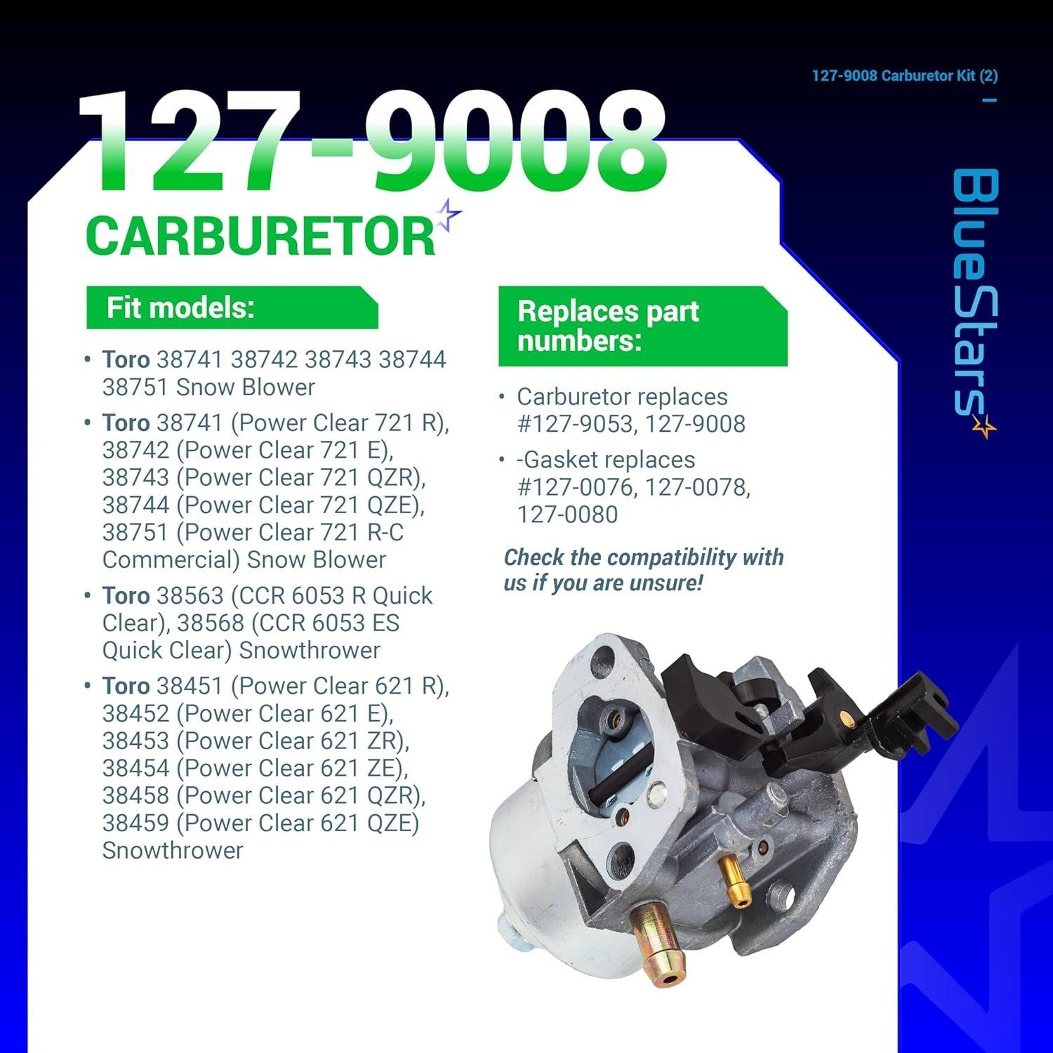 38744 127-9008 Carburetor image 4