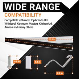 8541503 Compact Washer & Dryer Stacking Kit thumbnail 1