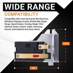 [Lifetime Warranty] 338906 Gas Dryer Flame Sensor - Compatible with Whirlpool Kenmore Maytag Dryers - Replaces WP338906 AP6008294 14205529 3-3377 DC32-00008A thumbnail 6