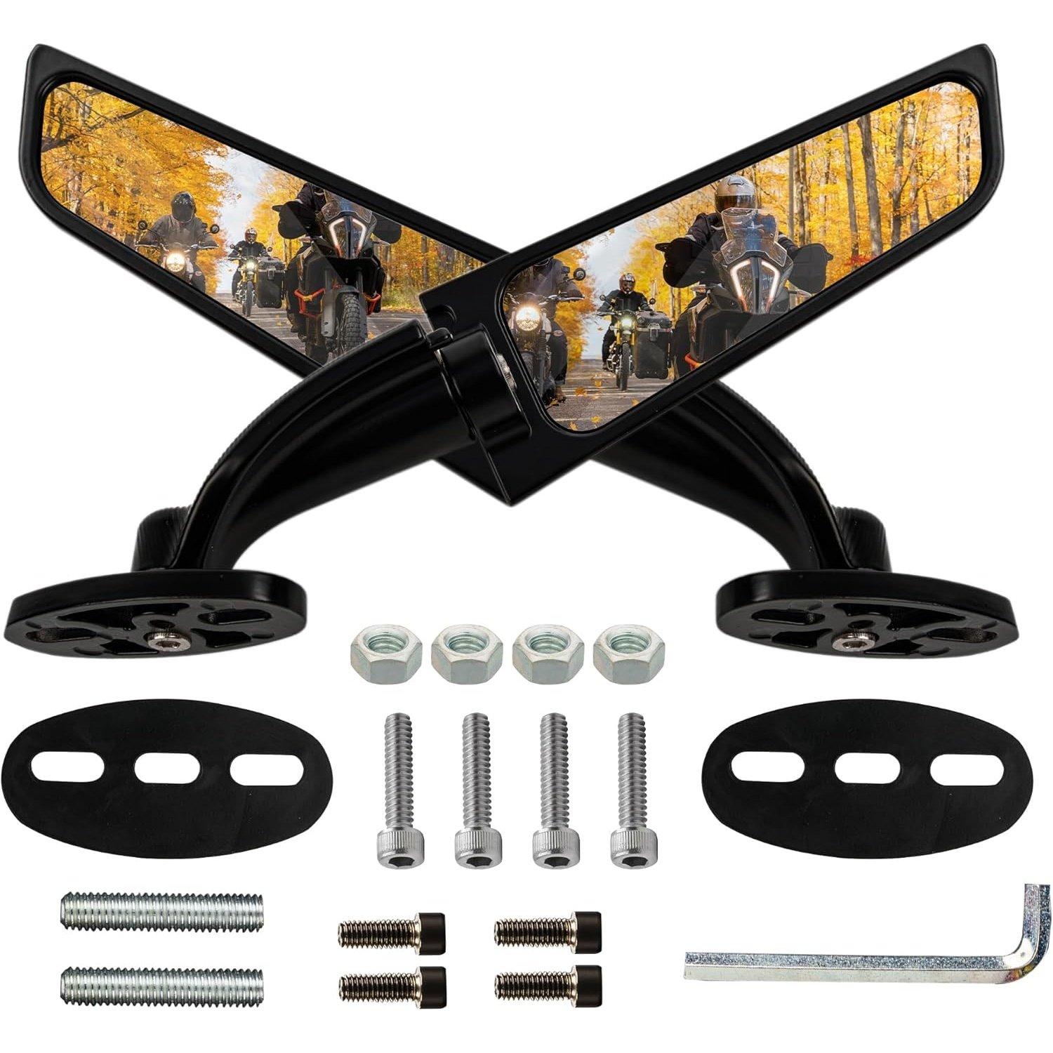 [Lifetime Warranty] Motorcycle Rear View Stealth Mirrors image 0