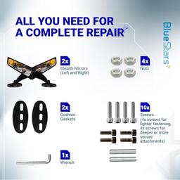 [Lifetime Warranty] Motorcycle Rear View Stealth Mirrors thumbnail 7