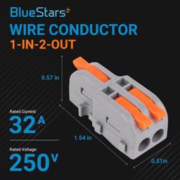 [Lifetime Warranty] 20 Pcs 250V 32A Compact Splicing Lever thumbnail 1