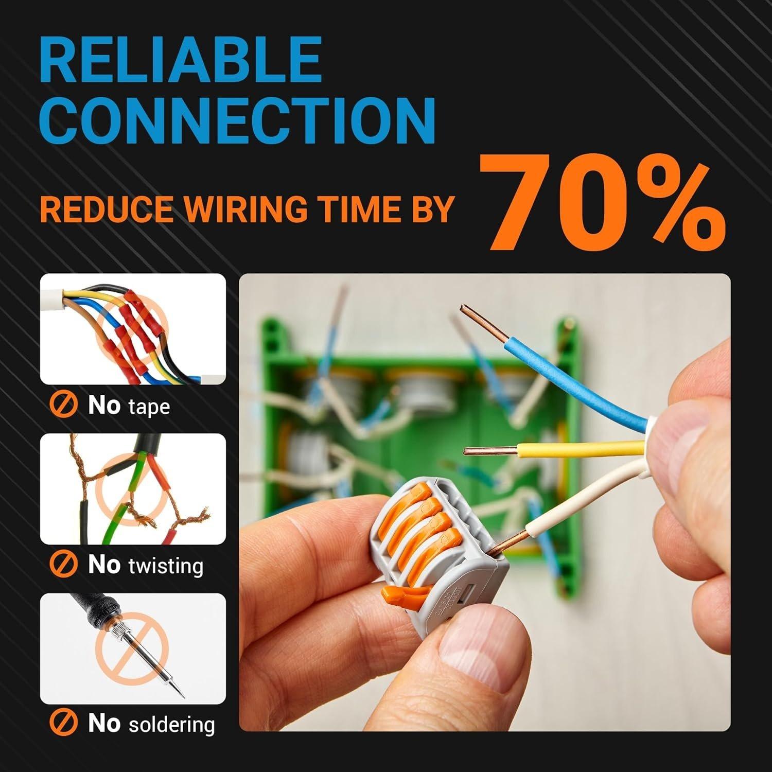 [Lifetime Warranty] 20 Pcs 250V 32A Compact Splicing Lever image 5