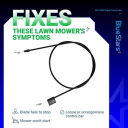 532176556 Walk Behind Lawn Mower Engine Control Cable thumbnail 6