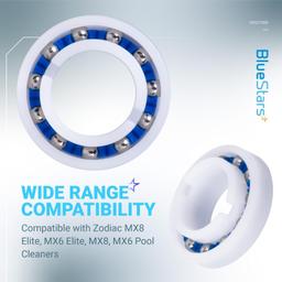 [Lifetime Warranty] MX8 MX6 Elite Pool Cleaner Engine and Wheel Bearing R0527000 - Pack of 2 thumbnail 5