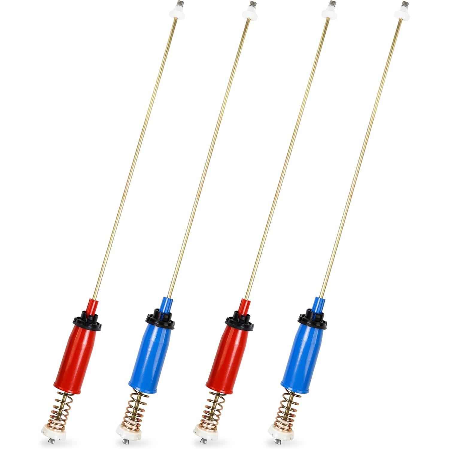 [Lifetime Warranty] WH16X10158 & WH16X10159 Washer Suspension Rod Set 28.5" - For GE, Hotpoint Washer GTWN4250D0WS GTWN4250D1WS HSWP1000M4WW GCWP1800D1WW - Replaces PS3654190 PS3654191 2754602 AP5632455 - Pack of 4 image 0