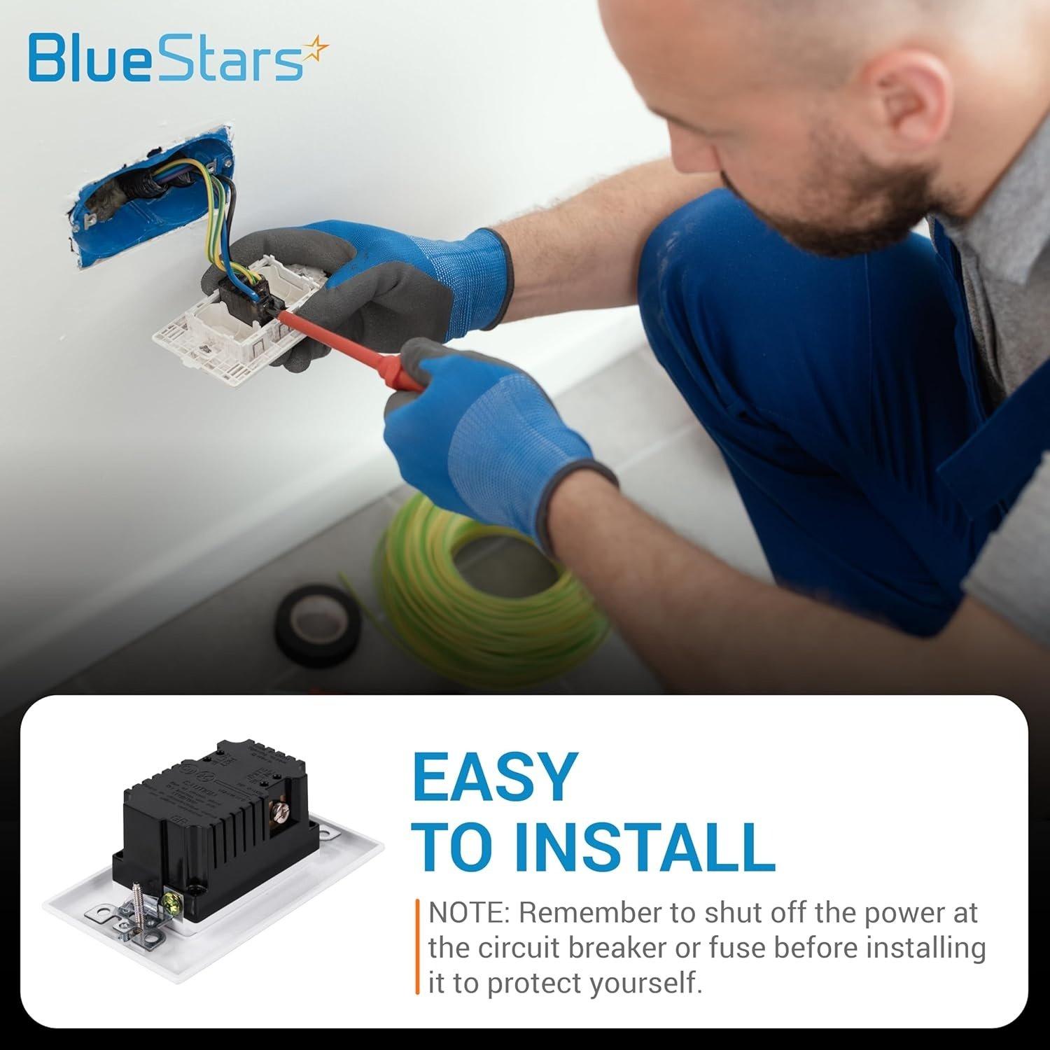 Electrical Wall Charger Outlet 15A/125VAC - Pack of 2 image 4