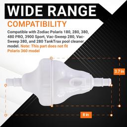 G52 Back-Up Valve Include G53 Gear Mechanism & D20 Hose Swivel & D15 Feed Hose Nut & 9-100-3105 Sweep Hose Scrubber thumbnail 1