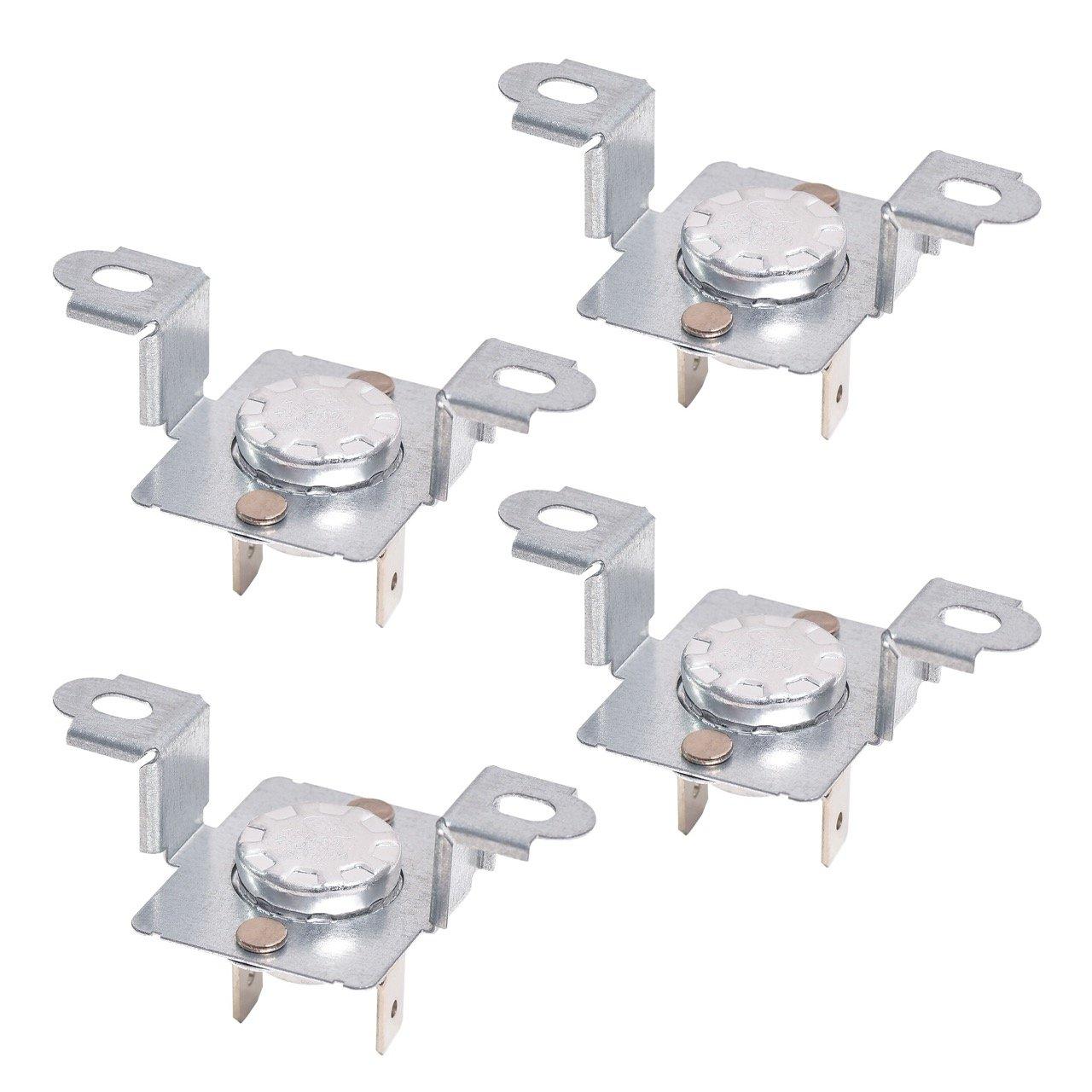 [Lifetime Warranty] DC96-00887A Dryer Assembly Bracket Thermostat Replacement - Compatible with Samsung & Kenmore Dryers - Replaces DC96-00887C PS4276292 AP5966894 - Pack of 4 image 0