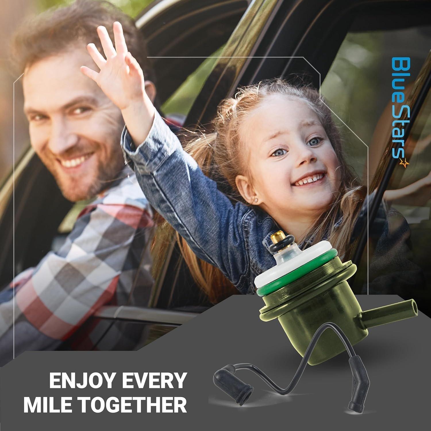 [Lifetime Warranty] 89060418 & 17113556 Fuel Injection Pressure Regulator with Vacuum Line image 2