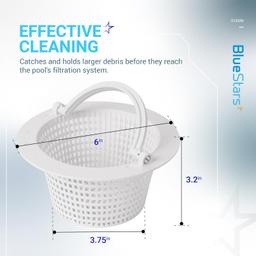 [Lifetime Warranty] 513330 Above Ground Pool Skimmer Basket - Pack of 2 thumbnail 2