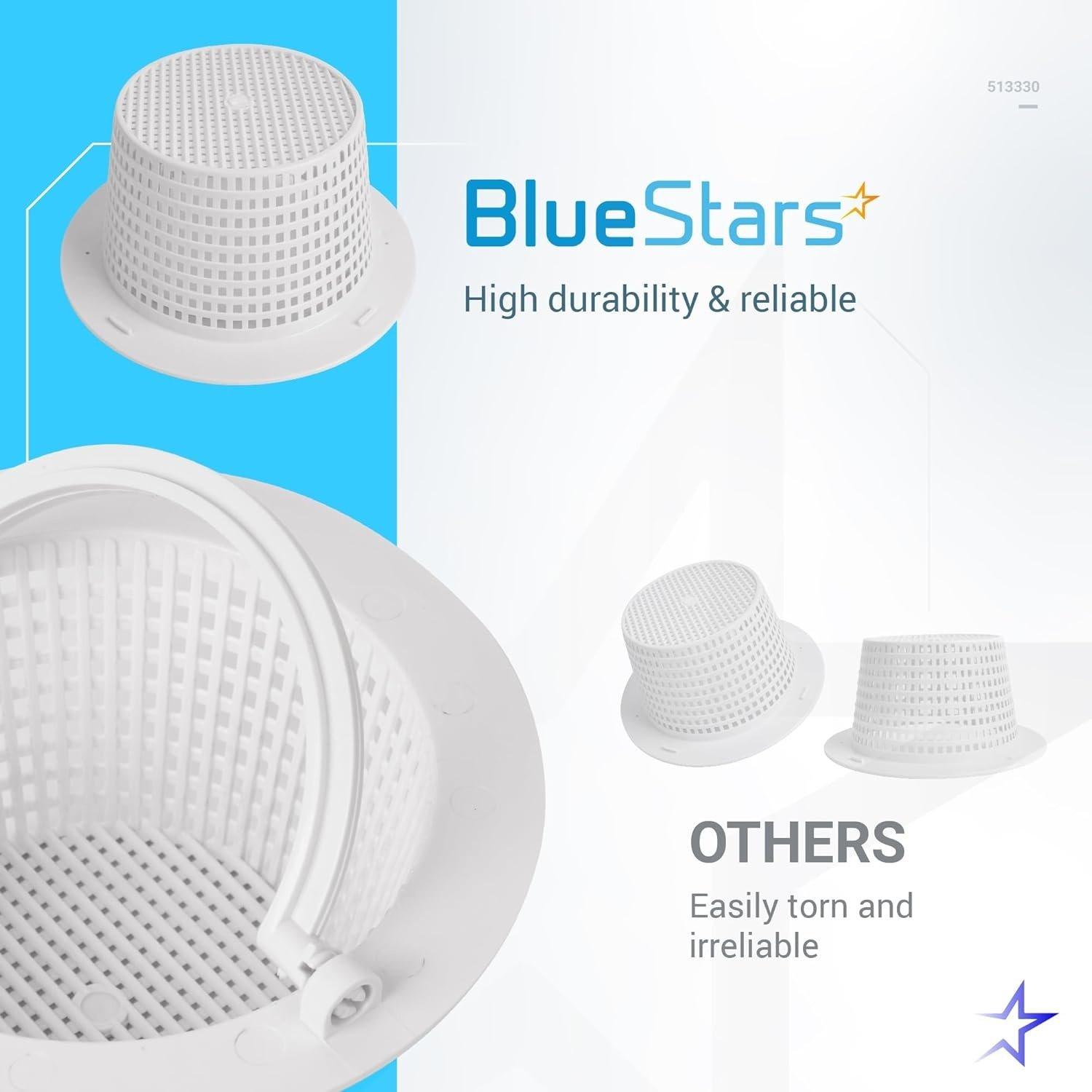 [Lifetime Warranty] 513330 Above Ground Pool Skimmer Basket - Pack of 2 image 3