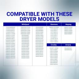 [Lifetime Warranty] W10185981 Dryer Timer - Compatible with Whirlpool Kenmore Crosley Amana Dryers - Replaces WPW10185981 1481704 AP6016540 PS11749830 EAP11749830 418-095-20-B5 thumbnail 5