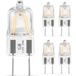 WB25X10019 G8 T4 Bi-Pin Shorter Halogen Light Bulb - Pack of 5 thumbnail 0