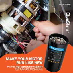 [Lifetime Warranty] 270-324 uF MFD 220-250 VAC Round Start Capacitor 50/60 Hz - Fits Electric Motor, OEM Single Phase Motor thumbnail 4