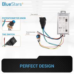 DC Motor Speed Controller with Forward-Brake-Reverse Switch & Adjustable Potentiometer thumbnail 6