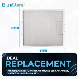 W10169961A Aluminum Mesh Range Hood Grease Filter - Pack of 2 thumbnail 5