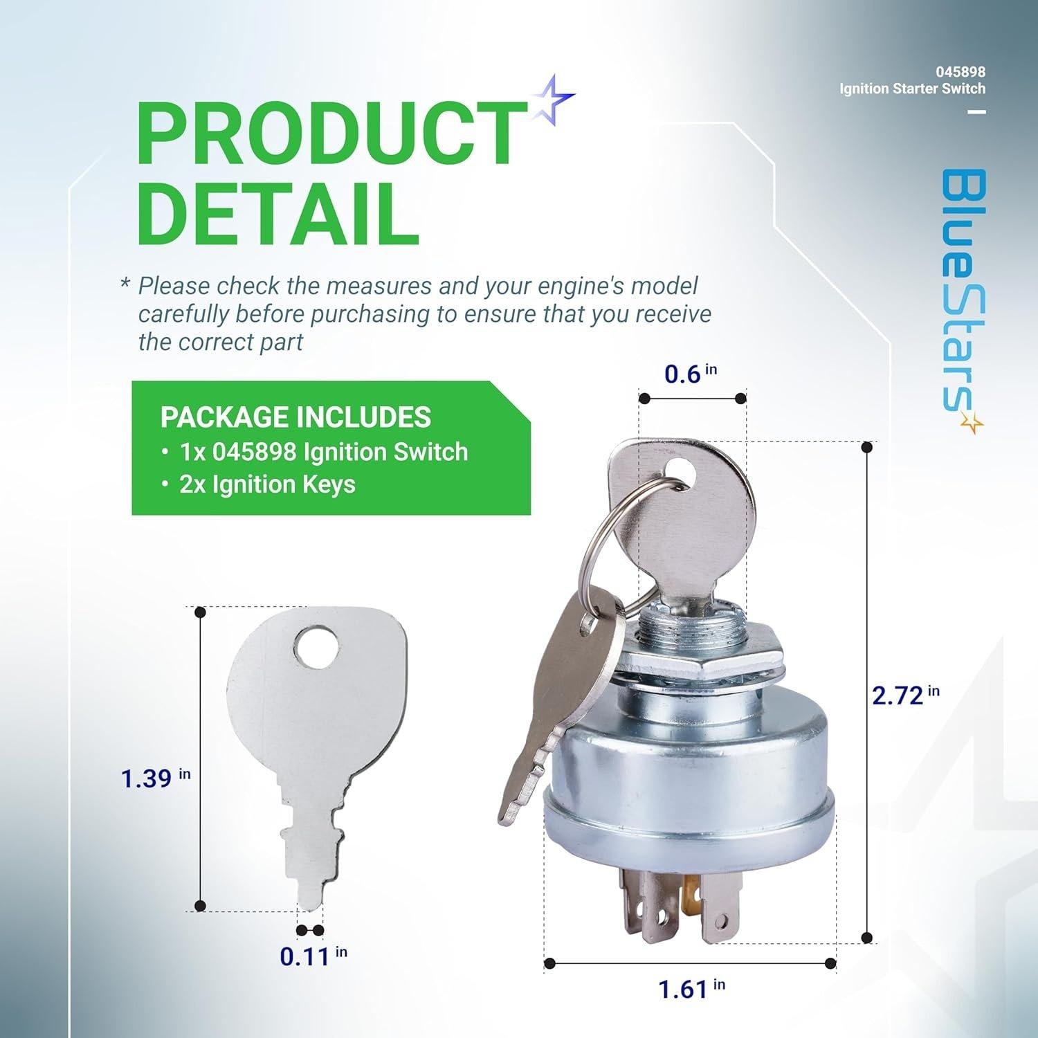 [Lifetime Warranty] 045898 Ignition Starter Switch image 7