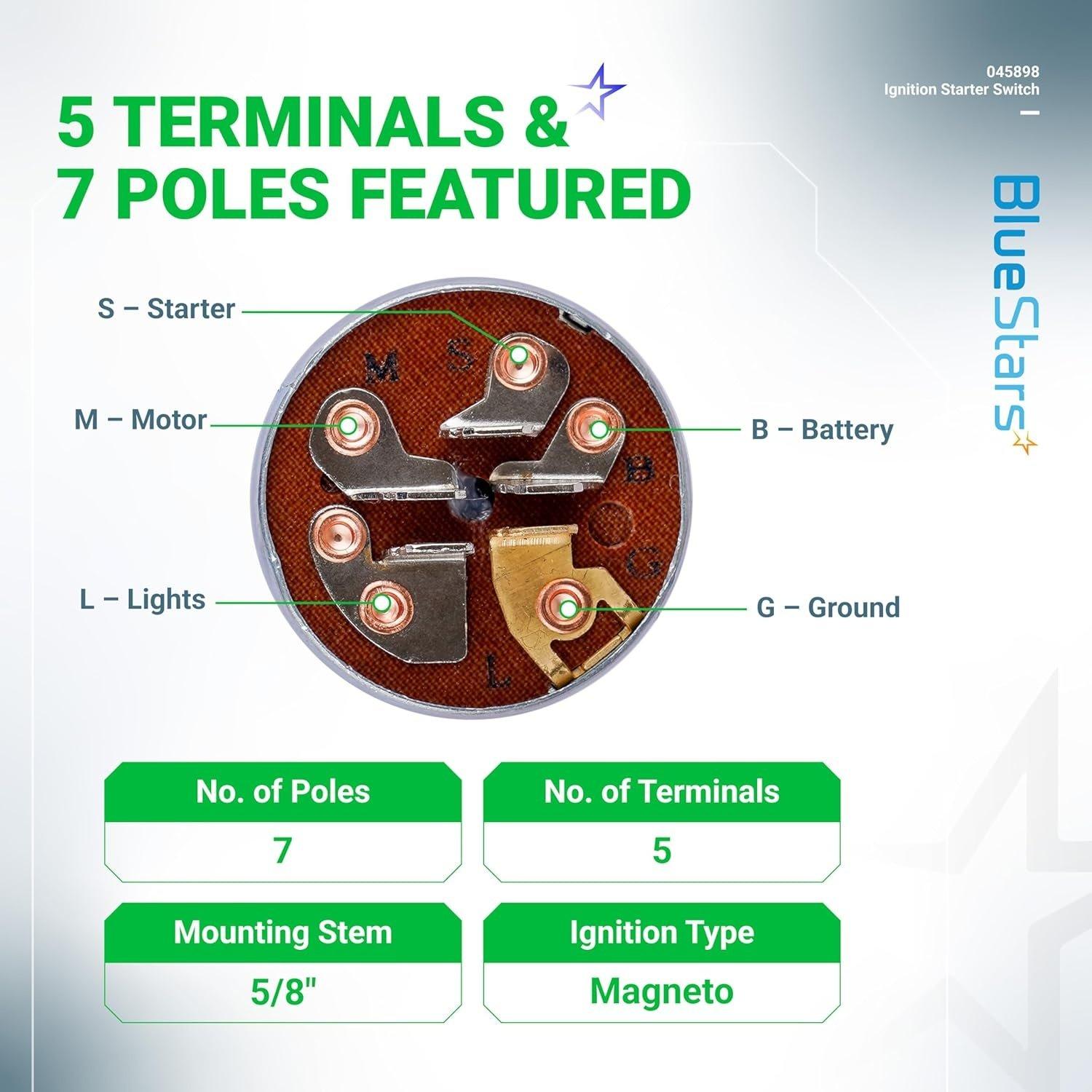 [Lifetime Warranty] 045898 Ignition Starter Switch image 5