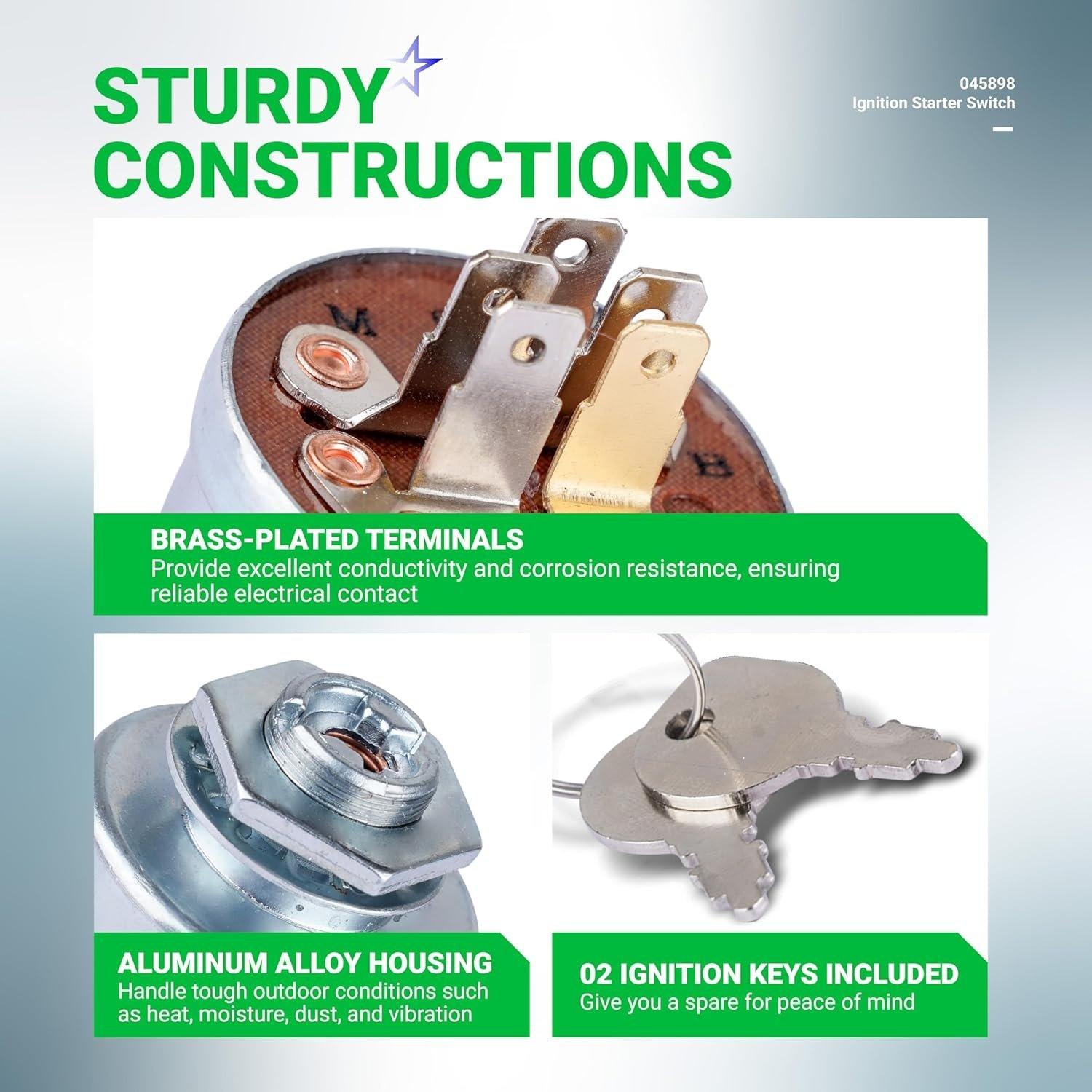[Lifetime Warranty] 045898 Ignition Starter Switch image 3