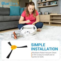 [Lifetime Warranty] Side Brush Replacements for Deebot 711, 711S, 710, 661, D601, 500, N79, N79s, N79se, DN622 Robotic Vacuum Cleaner - Pack of 8 thumbnail 5