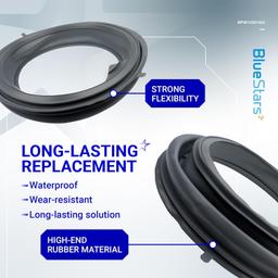 [Lifetime Warranty] WPW10381562 W10290499 Washer Door Boot Seal - Compatible with Maytag Whirlpool Front Load Washer WFW9150WW00 WFW9151YW00 WFW9250WW00 - Replaces W10381562 PS3632809 2229552 thumbnail 1