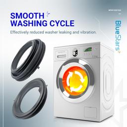 [Lifetime Warranty] WPW10381562 W10290499 Washer Door Boot Seal - Compatible with Maytag Whirlpool Front Load Washer WFW9150WW00 WFW9151YW00 WFW9250WW00 - Replaces W10381562 PS3632809 2229552 thumbnail 4