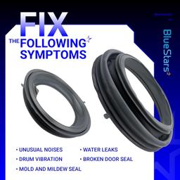[Lifetime Warranty] WPW10381562 W10290499 Washer Door Boot Seal - Compatible with Maytag Whirlpool Front Load Washer WFW9150WW00 WFW9151YW00 WFW9250WW00 - Replaces W10381562 PS3632809 2229552 thumbnail 3