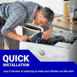 [Lifetime Warranty] WPW10381562 W10290499 Washer Door Boot Seal - Compatible with Maytag Whirlpool Front Load Washer WFW9150WW00 WFW9151YW00 WFW9250WW00 - Replaces W10381562 PS3632809 2229552 thumbnail 5