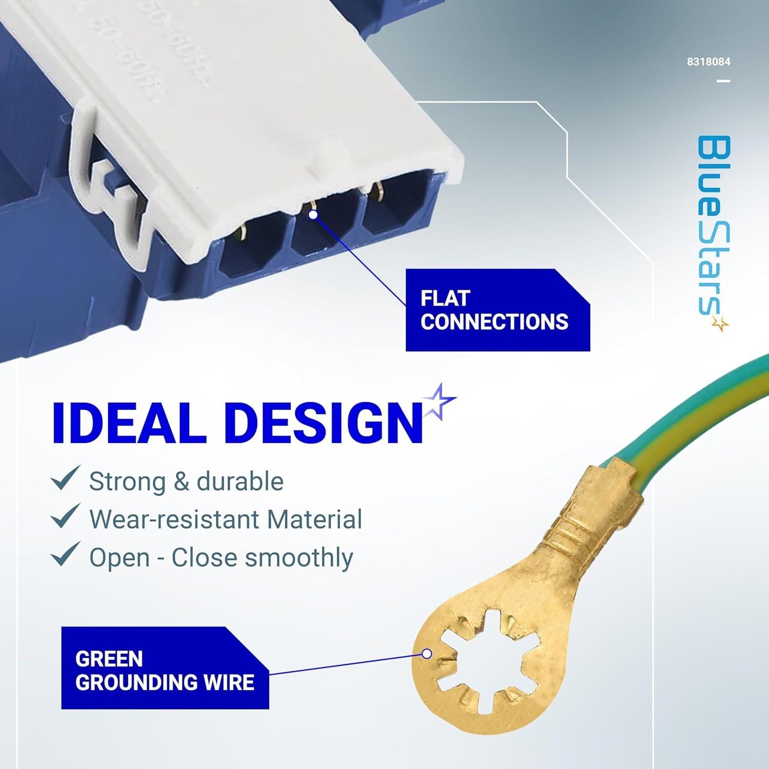 [Lifetime Warranty] 8318084 PN8318084 Washer Lid Switch - Compatible with Whirlpool Kenmore Maytag Washers - Replaces AP3180933 PS886960 WP8318084 AP6012742 ES8084 PS11745957 - Pack of 4 image 6