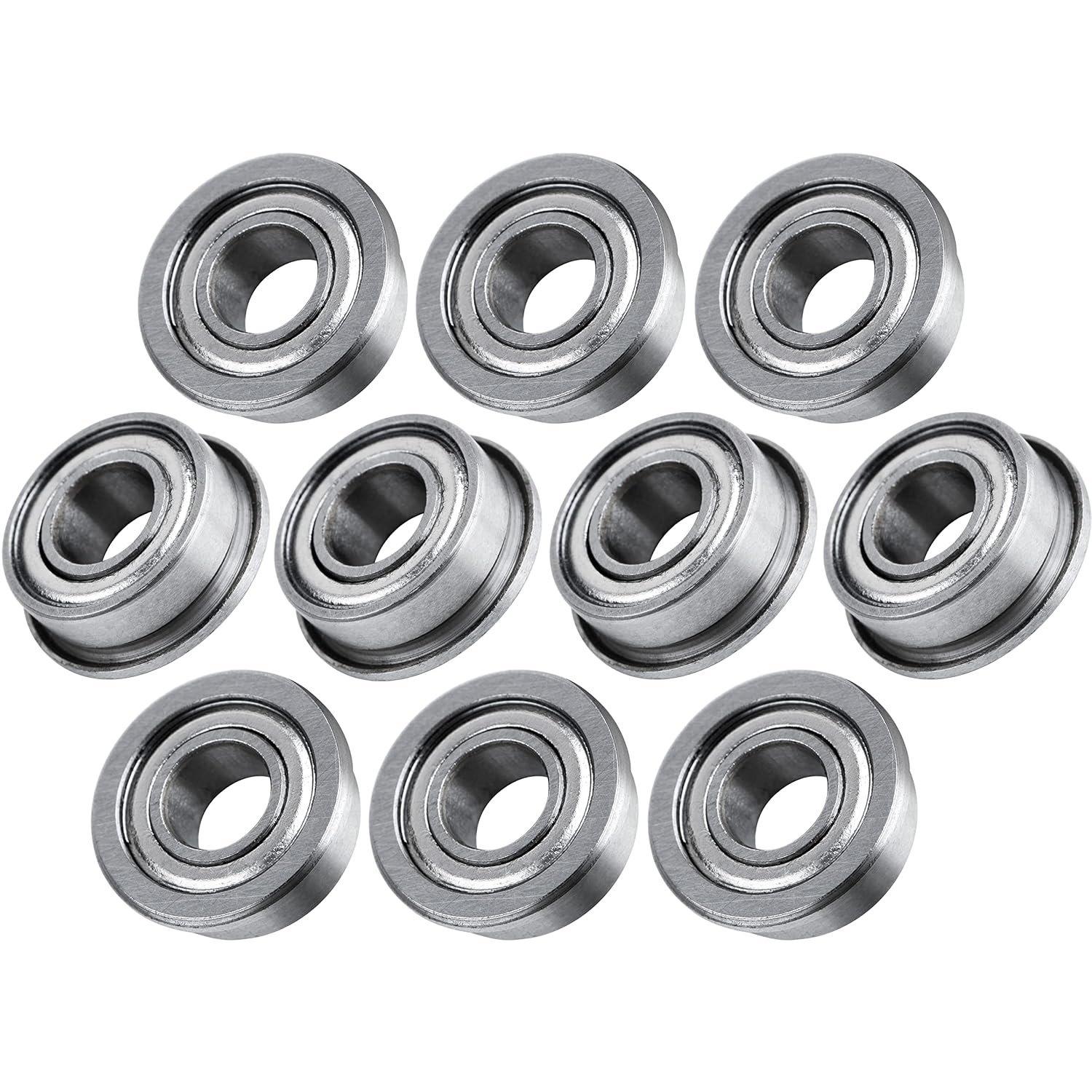 F686ZZ Flanged Ball Bearing 6x13x5mm - Pack of 10 image 0