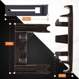[Lifetime Warranty] W10195839 & W10195840 & W10250160 Adjuster Positioner, Rack Adjuster & Adjuster Arm Clip-lock Kit - Compatible with Whirlpool Kenmore KitchenAid Jenn-Air Dishwashers thumbnail 4