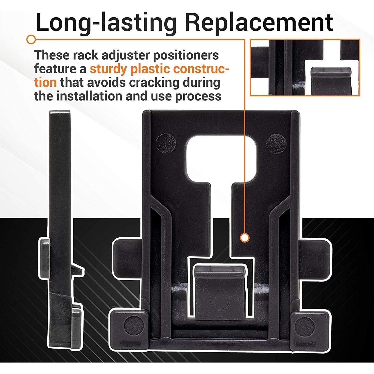 [Lifetime Warranty] W10195839 & W10195840 & W10250160 Adjuster Positioner, Rack Adjuster & Adjuster Arm Clip-lock Kit - Compatible with Whirlpool Kenmore KitchenAid Jenn-Air Dishwashers image 7