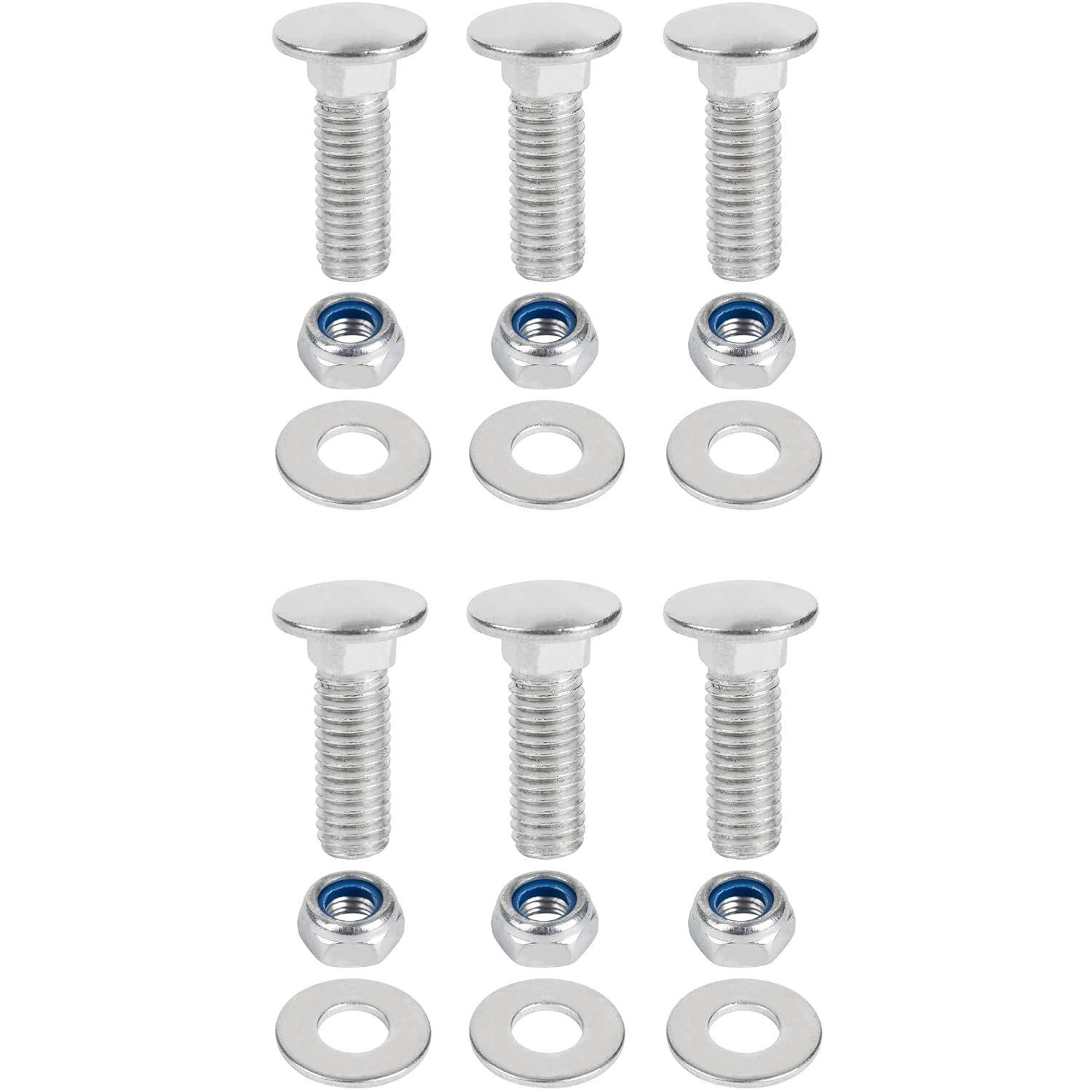 6 PCS 710-0451 Stainless Steel Skid Shoe Bolts Carriage image 0