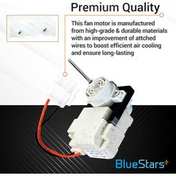 [Lifetime Warranty] 242077702 242077705 Refrigerator Evaporator Fan Motor - Compatible with Frigidaire & Kenmore - Replaces PS12728811 AP6892595 242077701 242219201 FDQC18EL4F 5304514392 thumbnail 4