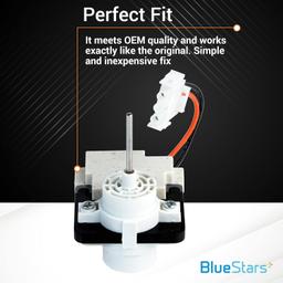 [Lifetime Warranty] 242077702 242077705 Refrigerator Evaporator Fan Motor - Compatible with Frigidaire & Kenmore - Replaces PS12728811 AP6892595 242077701 242219201 FDQC18EL4F 5304514392 thumbnail 2