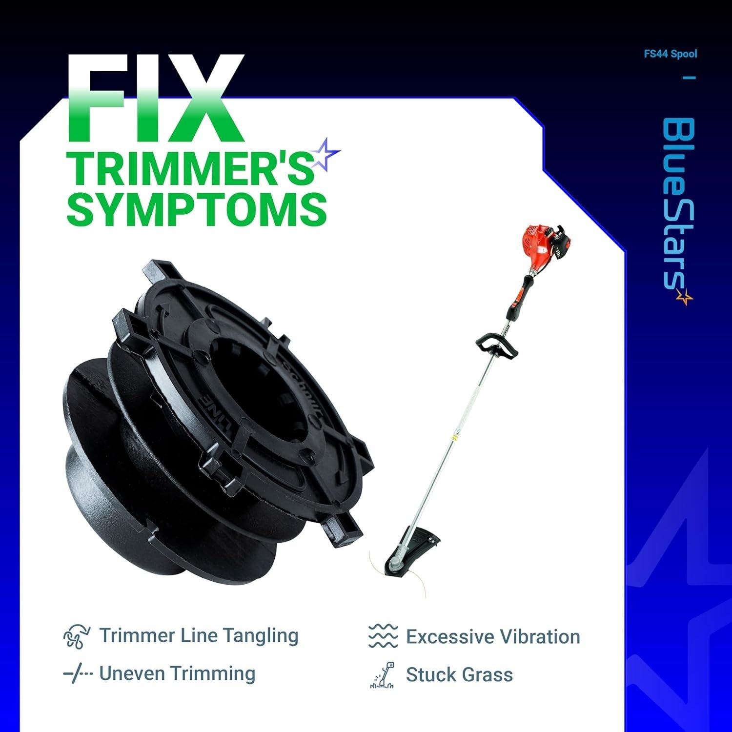 [Lifetime Warranty] Trimmer Head Spool Cap Cover - Pack of 6 image 3