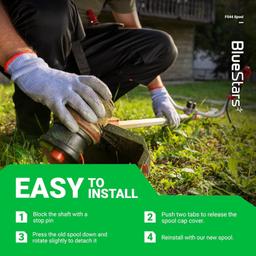 [Lifetime Warranty] Trimmer Head Spool Cap Cover - Pack of 6 thumbnail 4