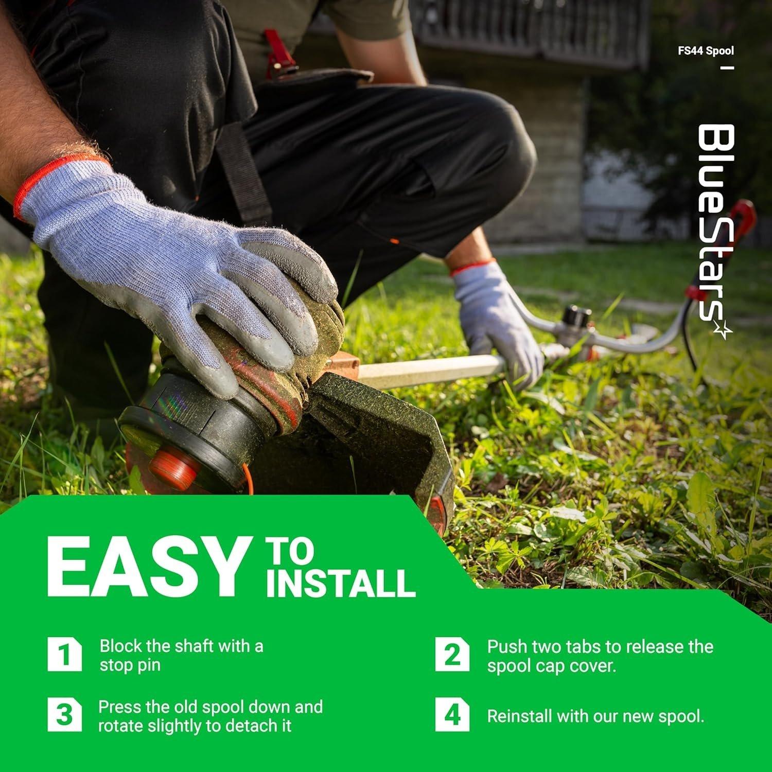 [Lifetime Warranty] Trimmer Head Spool Cap Cover - Pack of 6 image 4