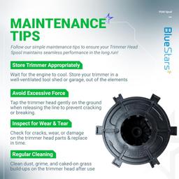 [Lifetime Warranty] Trimmer Head Spool Cap Cover - Pack of 6 thumbnail 8