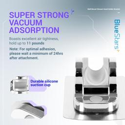 Wall Mount Waterproof Suction Shower Head Holder Bracket thumbnail 2
