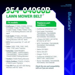 954-04060B 954-04060C Deck Drive Belt thumbnail 8