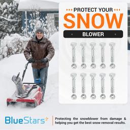 10 Pcs 710-0890 Shear Pins and Nuts thumbnail 2