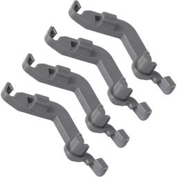 [Lifetime Warranty] W10082853 Dishwasher Tine Pivot Clip - Compatible with Whirlpool Kenmore KitchenAid Dishwashers - Replaces WPW10082853 PS11748190 PS1734891 1446946 - Pack of 4 thumbnail 0