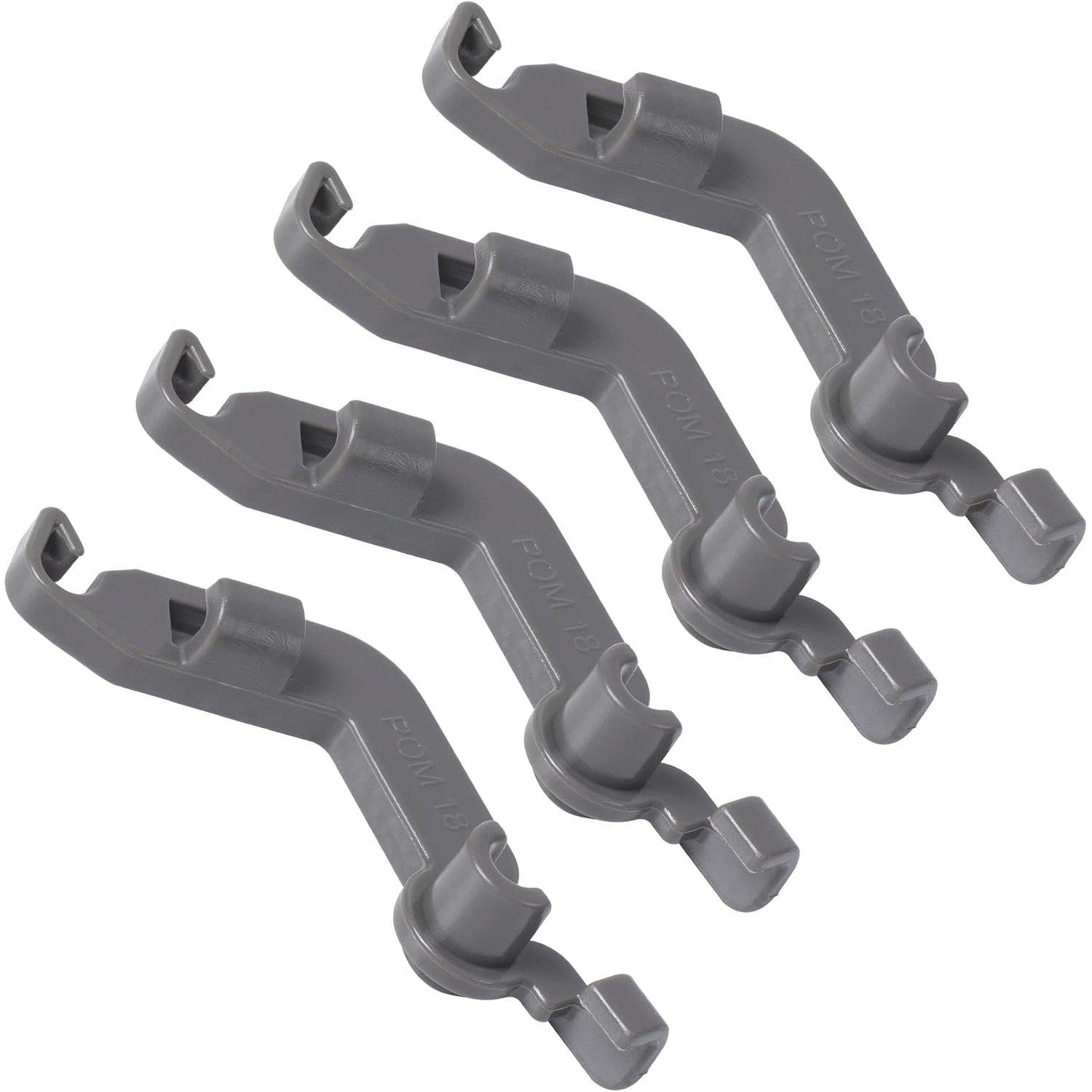 [Lifetime Warranty] W10082853 Dishwasher Tine Pivot Clip - Compatible with Whirlpool Kenmore KitchenAid Dishwashers - Replaces WPW10082853 PS11748190 PS1734891 1446946 - Pack of 4 image 0