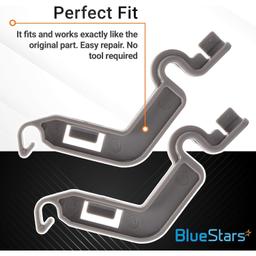 [Lifetime Warranty] W10082853 Dishwasher Tine Pivot Clip - Compatible with Whirlpool Kenmore KitchenAid Dishwashers - Replaces WPW10082853 PS11748190 PS1734891 1446946 - Pack of 4 thumbnail 2